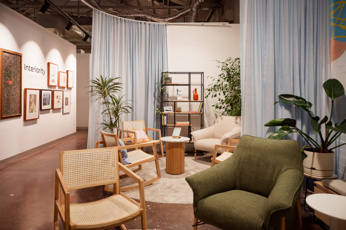 A sitting area